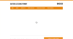 Desktop Screenshot of guitarlessonspoway.com