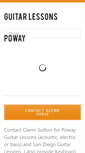 Mobile Screenshot of guitarlessonspoway.com